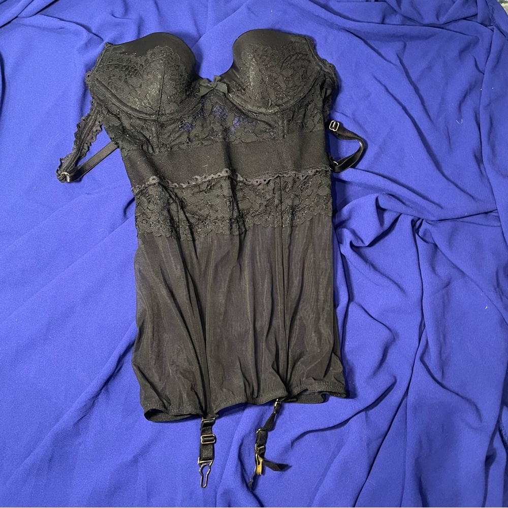 Victoria’s Secret Black Lace Bodysuit